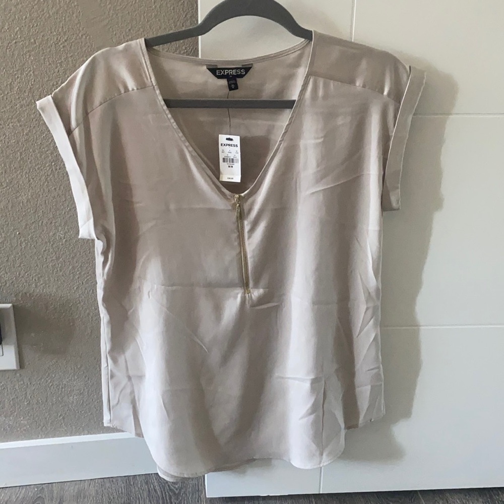 Never worn tan blouse